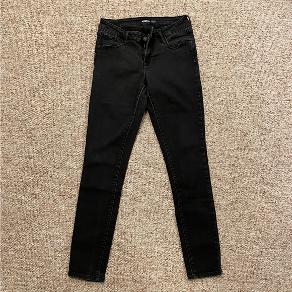 Lightly worn old navy high wasted skinny stretch jeans - Picture 1 of 2